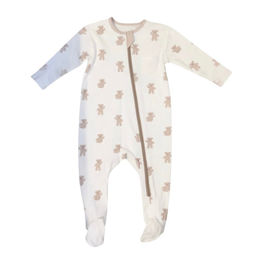 Our Bear Sleepsuit – 100% Organic Cotton
