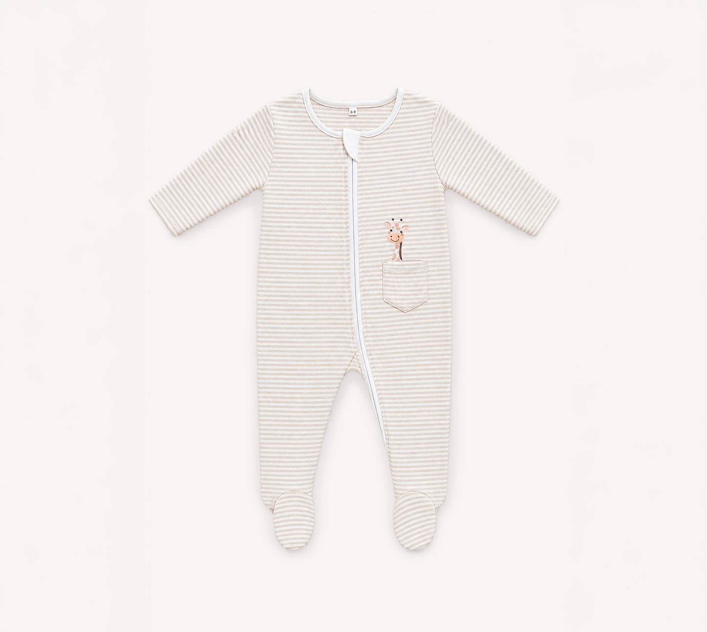 Giraffe Sleepsuit - Neutral