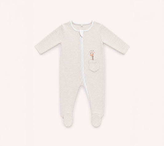 Giraffe Sleepsuit - Neutral